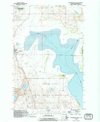 Download a high-resolution, GPS-compatible USGS topo map for Minnewaukan East, ND (1995 edition)
