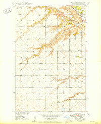 preview thumbnail of historical topo map of Ward County, ND in 1949