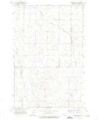 Download a high-resolution, GPS-compatible USGS topo map for Moline School, ND (1975 edition)