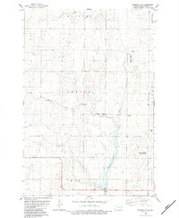 preview thumbnail of historical topo map of Dickey County, ND in 1982