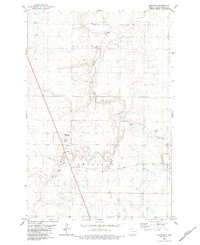 preview thumbnail of historical topo map of Monango, ND in 1982