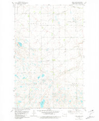 Download a high-resolution, GPS-compatible USGS topo map for Mork Lake, ND (1981 edition)