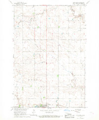 preview thumbnail of historical topo map of Hettinger County, ND in 1966