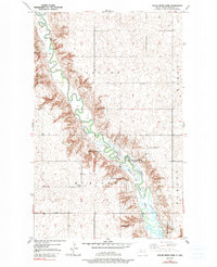 Download a high-resolution, GPS-compatible USGS topo map for Mouse River Park, ND (1990 edition)