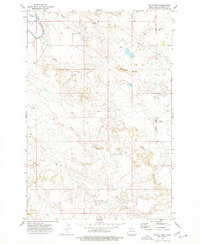 Download a high-resolution, GPS-compatible USGS topo map for Mud Buttes, ND (1977 edition)