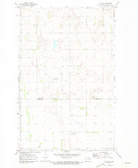 preview thumbnail of historical topo map of Rolette County, ND in 1971
