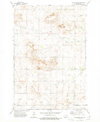 Download a high-resolution, GPS-compatible USGS topo map for New England NW, ND (1977 edition)