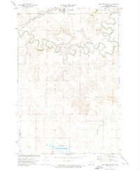 Download a high-resolution, GPS-compatible USGS topo map for New Leipzig South, ND (1974 edition)