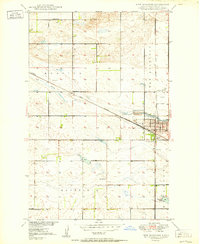 1950 Map of New Rockford, ND
