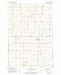 1953 Map of Marshall County, SD, 1990 Print