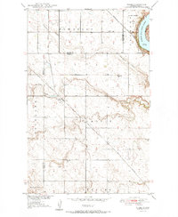 Download a high-resolution, GPS-compatible USGS topo map for Niobe, ND (1949 edition)