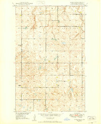 Download a high-resolution, GPS-compatible USGS topo map for Noonan SE, ND (1949 edition)