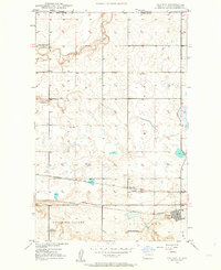 1947 Map of Noonan, ND, 1963 Print