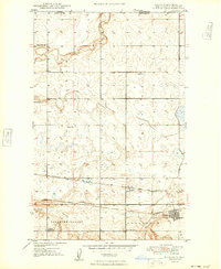 preview thumbnail of historical topo map of Noonan, ND in 1949