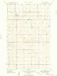 preview thumbnail of historical topo map of Ward County, ND in 1948