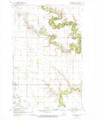 preview thumbnail of historical topo map of Steele County, ND in 1970
