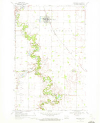 Download a high-resolution, GPS-compatible USGS topo map for Northwood, ND (1972 edition)