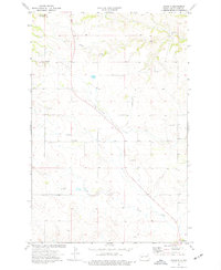 preview thumbnail of historical topo map of Dunn County, ND in 1974