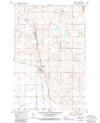 Download a high-resolution, GPS-compatible USGS topo map for Oberon, ND (1986 edition)