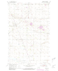 Download a high-resolution, GPS-compatible USGS topo map for Omemee, ND (1981 edition)