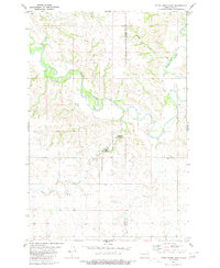 Download a high-resolution, GPS-compatible USGS topo map for Otter Creek East, ND (1980 edition)
