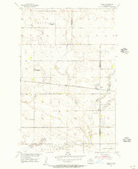 Download a high-resolution, GPS-compatible USGS topo map for Overly, ND (1956 edition)