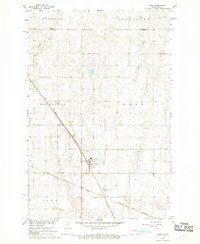 Download a high-resolution, GPS-compatible USGS topo map for Page, ND (1969 edition)