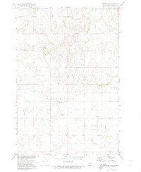 Download a high-resolution, GPS-compatible USGS topo map for Pamplin Hills, ND (1974 edition)