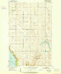 Download a high-resolution, GPS-compatible USGS topo map for Pekin NE, ND (1951 edition)