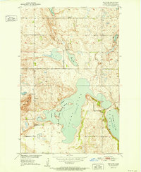 Download a high-resolution, GPS-compatible USGS topo map for Pekin NW, ND (1951 edition)