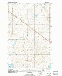 preview thumbnail of historical topo map of Ramsey County, ND in 1994