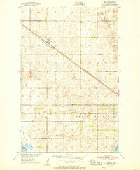 Download a high-resolution, GPS-compatible USGS topo map for Penn, ND (1951 edition)