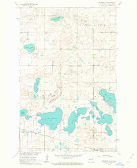 preview thumbnail of historical topo map of McLean County, ND in 1961