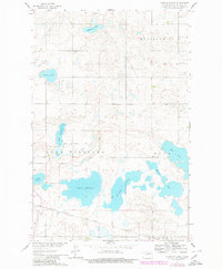 Download a high-resolution, GPS-compatible USGS topo map for Peterson Lake, ND (1980 edition)