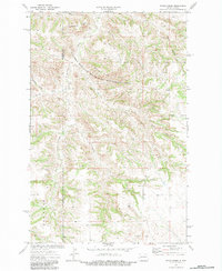 Download a high-resolution, GPS-compatible USGS topo map for Petes Creek, ND (1984 edition)