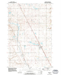 Download a high-resolution, GPS-compatible USGS topo map for Pingree, ND (1995 edition)