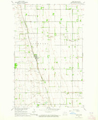Download a high-resolution, GPS-compatible USGS topo map for Pisek, ND (1964 edition)