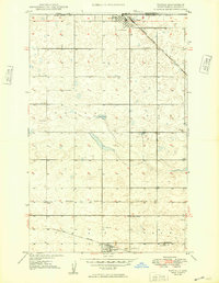 Download a high-resolution, GPS-compatible USGS topo map for Portal, ND (1949 edition)