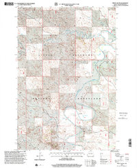 Download a high-resolution, GPS-compatible USGS topo map for Pretty Butte, ND (2001 edition)