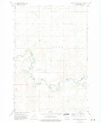 Download a high-resolution, GPS-compatible USGS topo map for Pretty Rock Butte SE, ND (1975 edition)