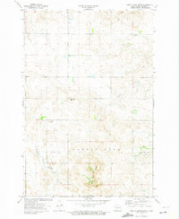 Download a high-resolution, GPS-compatible USGS topo map for Pretty Rock Butte, ND (1974 edition)
