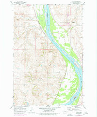 Download a high-resolution, GPS-compatible USGS topo map for Price, ND (1977 edition)