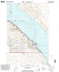 Download a high-resolution, GPS-compatible USGS topo map for Rat Lake SW, ND (2001 edition)