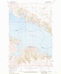 Download a high-resolution, GPS-compatible USGS topo map for Raub SE, ND (1969 edition)