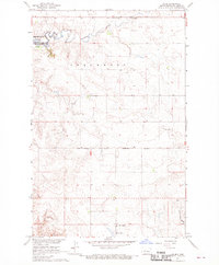 preview thumbnail of historical topo map of McLean County, ND in 1967