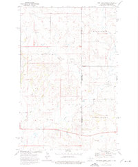 Download a high-resolution, GPS-compatible USGS topo map for Red Bank Creek, ND (1977 edition)