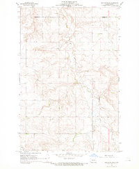 Download a high-resolution, GPS-compatible USGS topo map for Red Butte NW, ND (1969 edition)