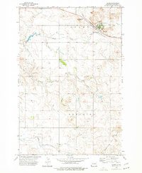 Download a high-resolution, GPS-compatible USGS topo map for Rhame, ND (1977 edition)