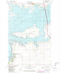 Download a high-resolution, GPS-compatible USGS topo map for Riverdale North, ND (1981 edition)