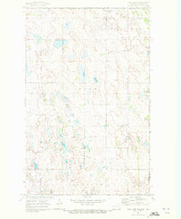 preview thumbnail of historical topo map of Towner County, ND in 1969